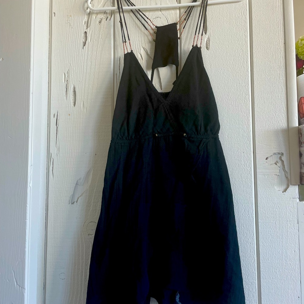 Sanctuary baby doll style tank shirt with metal embellishment
